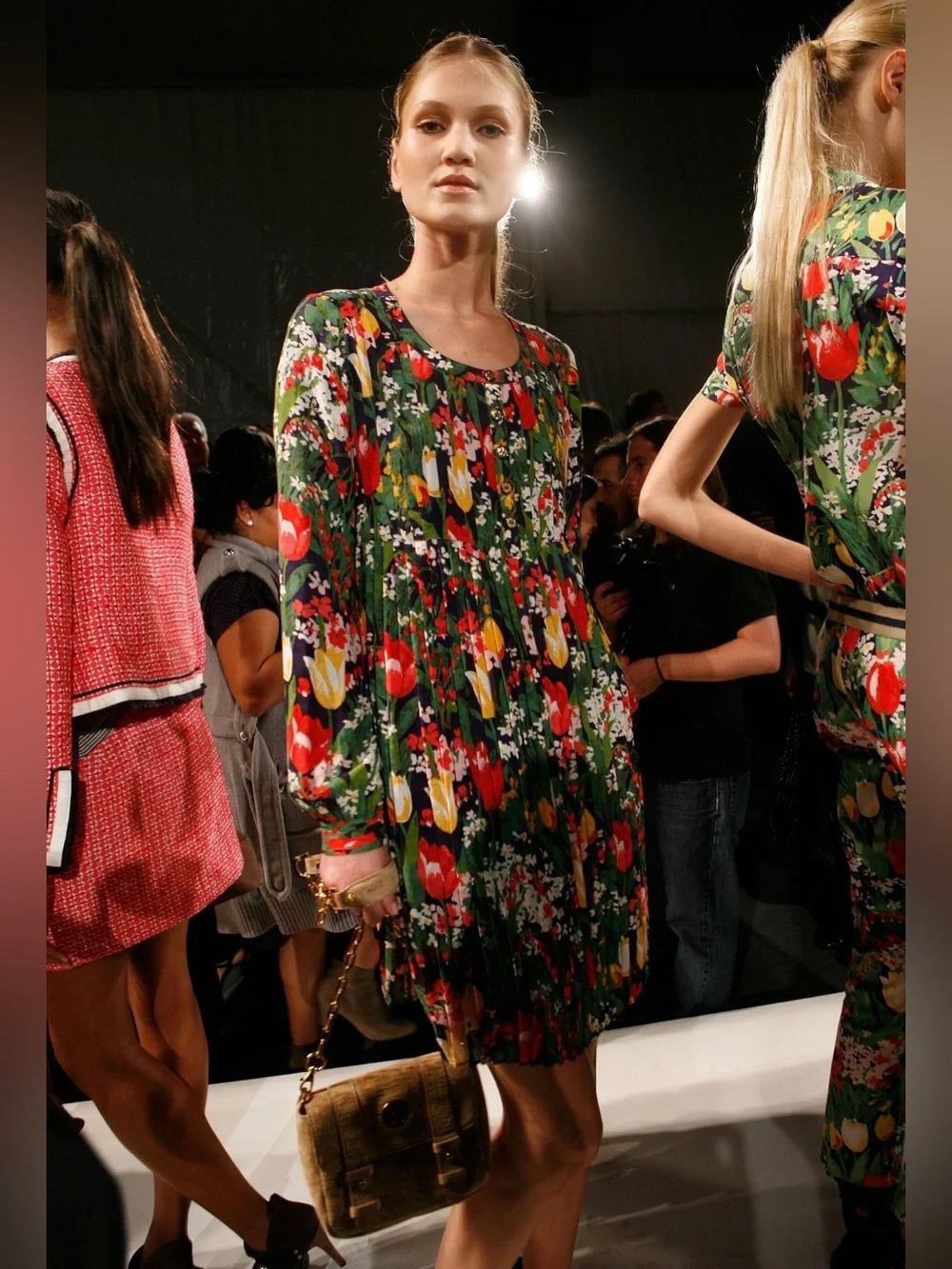 Tory Burch Spring 2010 Runway Floral Silk Dress Size 4 Archive